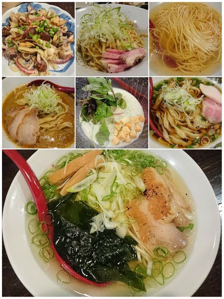 「塩煮干しそば 他」@立ち呑み居酒屋 金町製麺の写真