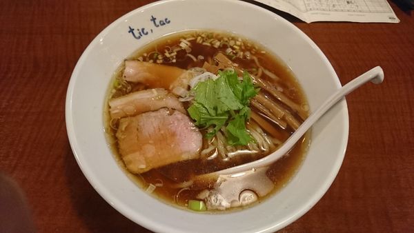 「らーめん」@手打ら～めん tic,tacの写真