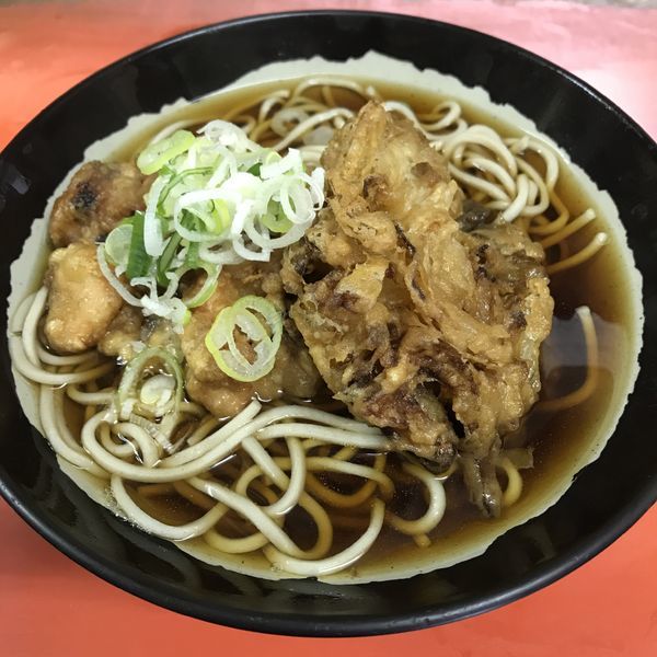 「ゲソ玉葱（￥370）」@六文そば 人形町店の写真