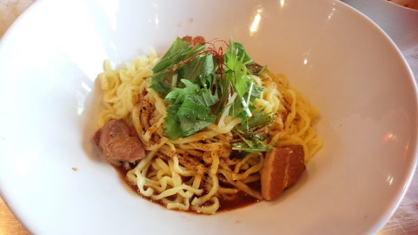 「汁無し担々麺3辛」@紅蠍の写真