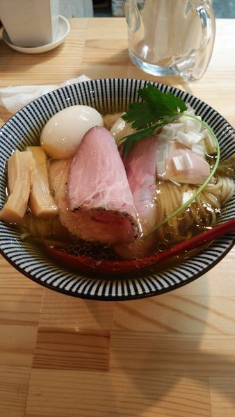 「(松)白醤油」@自家製麺 くろ松の写真