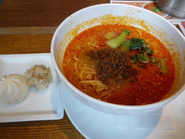 「おすすめ麺セット・濃厚白ゴマ担々麺」@WANG'S GARDEN 武蔵小杉店の写真