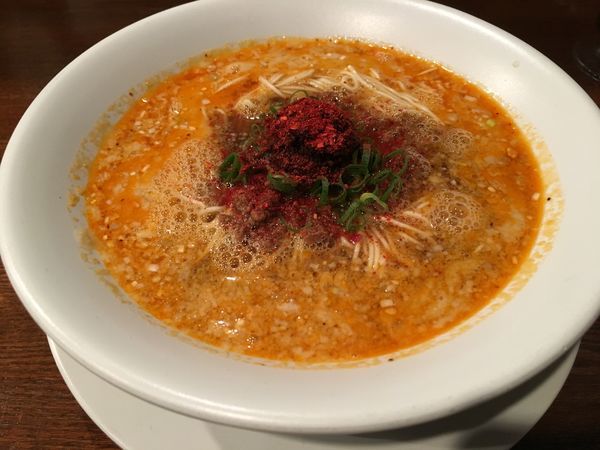 「麻辣担々麺＋水餃子＋ビール」@創作麺工房 鳴龍の写真