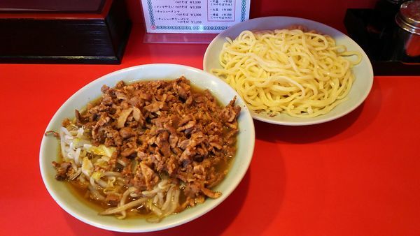 「チャーシューやさいつけそば」@丸長 目白店の写真