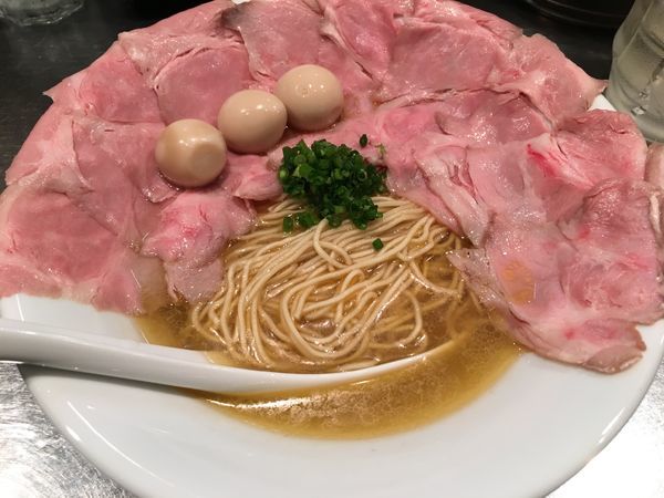 「マジャク蕎麦＋肉増し＋うずら」@さんじの写真