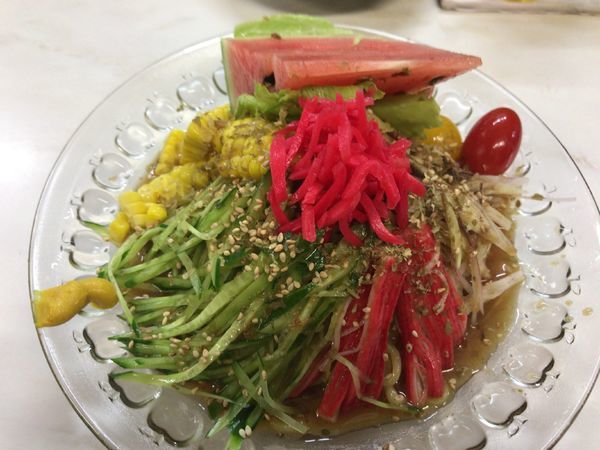 「特製冷やし味噌950円」@かめたにラーメンの写真