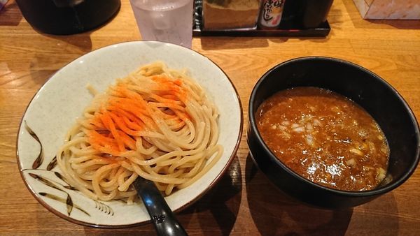 「辛つけ麺(並)」@つけ麺 R&Bの写真