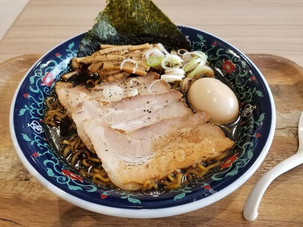 「特製松本ブラック中華そば　大盛無料」@凌駕IDEA イオンモール松本店の写真