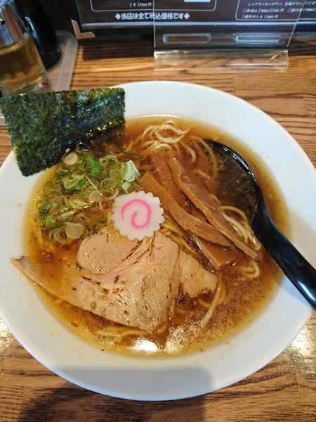 「昔ながらの中華そば 500円 Aセット250円」@麺空の写真