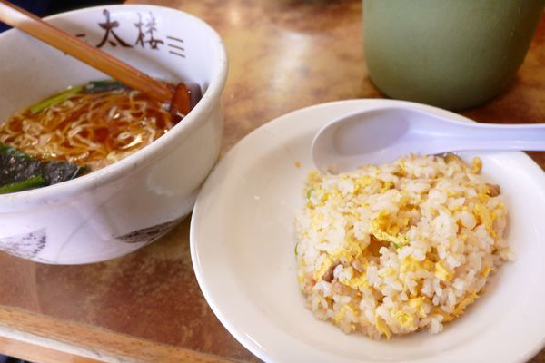 「ラーメン＋ミニ炒飯セット¥860」@太楼 広尾店の写真