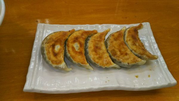 「肉ニラギョーザ」@らーめん逆流の写真