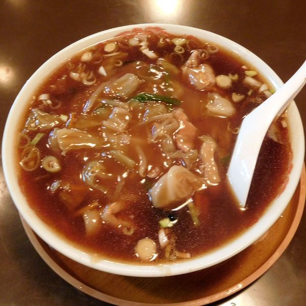 「肉そば（550円）」@八千代軒の写真