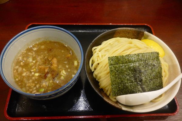 「濃厚煮干しつけ麺¥800／大¥0」@麺屋 甍の写真