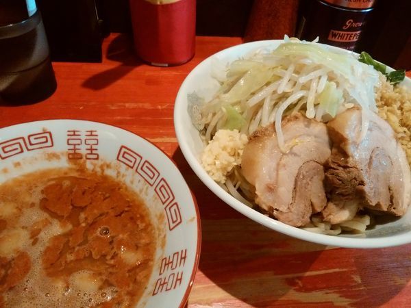 「小つけエビ味」@ラーメン二郎 会津若松駅前店の写真