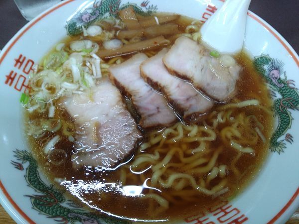 「ラーメン+餃子」@まんてんの写真