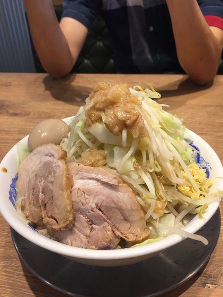 「豚玉ラーメン」@ジャンクガレッジ 狭山店の写真