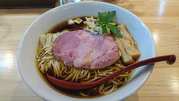 「(竹)中華そば大盛り」@自家製麺 くろ松の写真