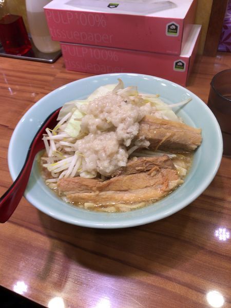 「らーめん普通アブラ」@らーめん つけ麺 油そば 郎郎郎 調布店の写真