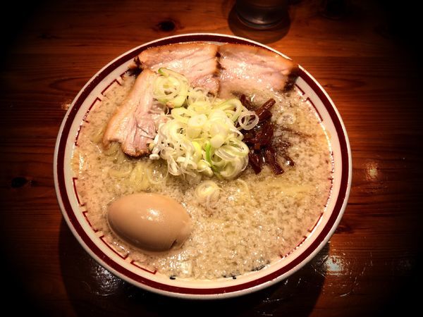 「中華そば（こってり）+味玉」@田中そば店 秋葉原店の写真