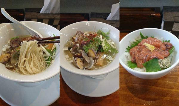 「『浅利塩らーめん+塩辛ごはん(￥850+300)』」@塩らーめん 千茶屋の写真