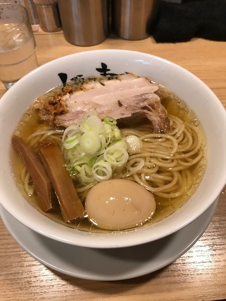 「macro 味玉トッピング」@人類みな麺類の写真