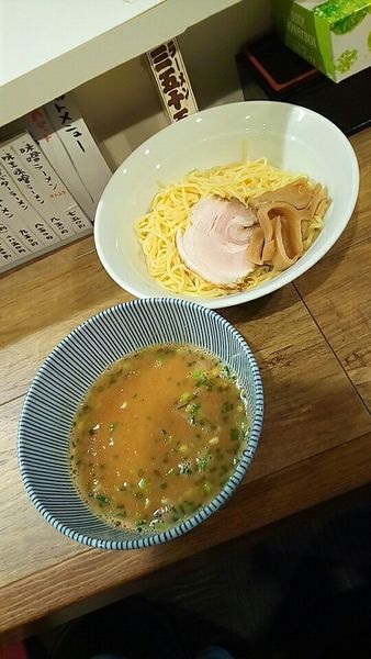 「辛味噌つけ麵７５０円」@ラーメン 三五十五の写真