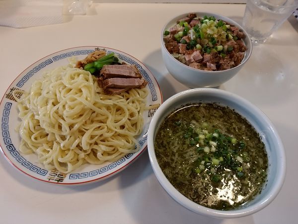「期間限定「梅塩つけ麺(並盛・200g)800円」」@麺処 たまりやの写真