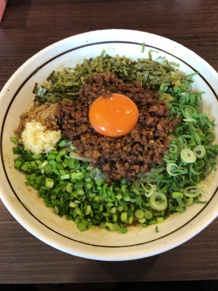 「台湾まぜそば（750円）」@麺屋 はなび 高畑本店の写真