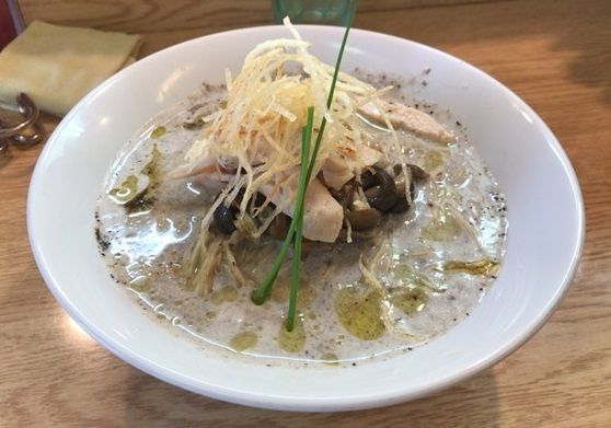 「きのこのポタージュ麺(季節の麺)900円」@麺処 あずきの写真