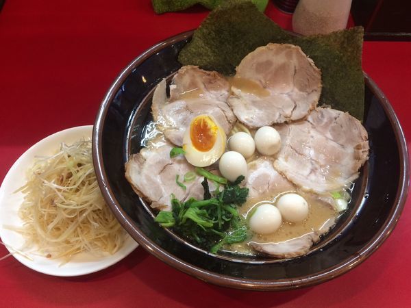 「中盛ネギチャーシューメン」@横浜家系ラーメン 並木家の写真