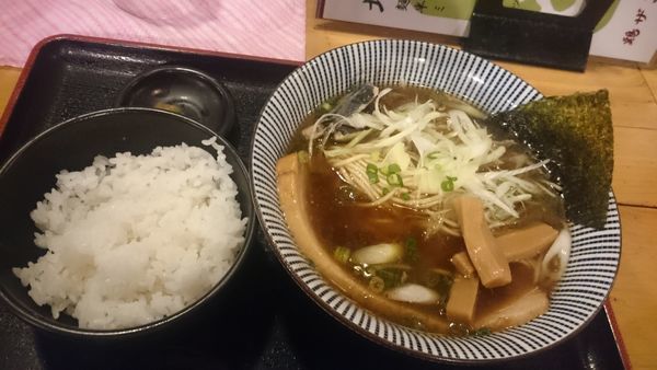 「さんま醤油ラーメン（800円）＋半ライス（0円）」@魚蔵 ねむろの写真