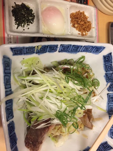 「あえそば」@鹿児島ラーメン 豚とろ 鹿児島中央駅前店の写真