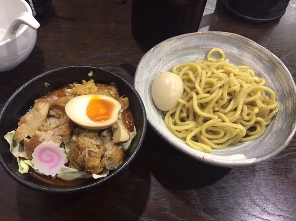 「豚辛つけ麺」@らぁ麺 一歩の写真
