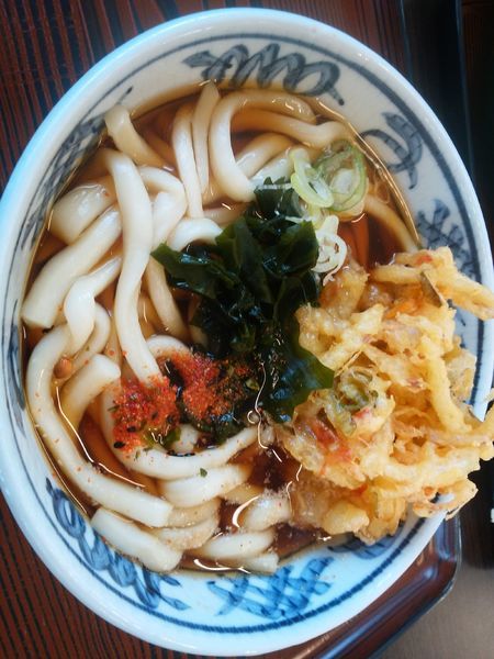「天ぷらうどん」@農協直営食堂の写真