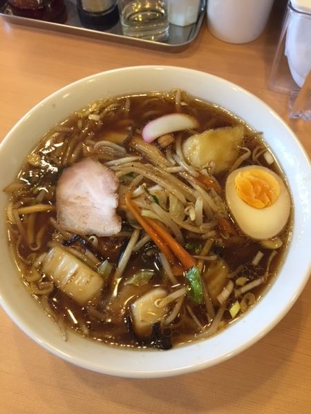 「サンマーメン　750円」@YOKOHAMA中華そば かみ山の写真