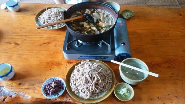 「山菜そば(大盛)」@渓声庵の写真