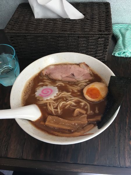 「らーめん中盛200g」@まつおぶしの写真