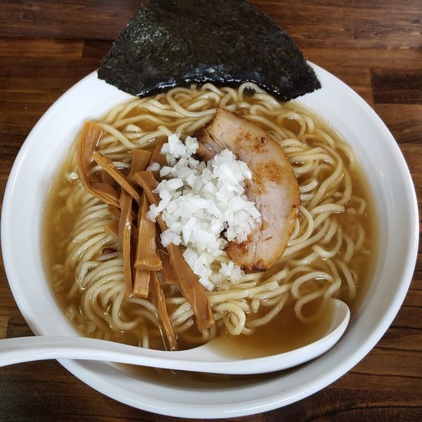 「背脂煮干しラーメン　大盛り　￥850」@八王子 響の写真