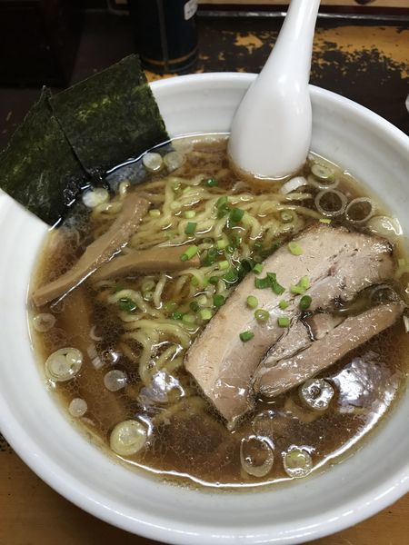 「ラーメン、大盛りサービス、ミニ麻婆丼サービス」@華龍飯荘の写真