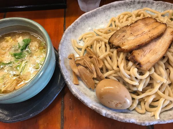 「紫つけ麺 中盛」@つけ麺 紫匠乃 門前仲町店の写真