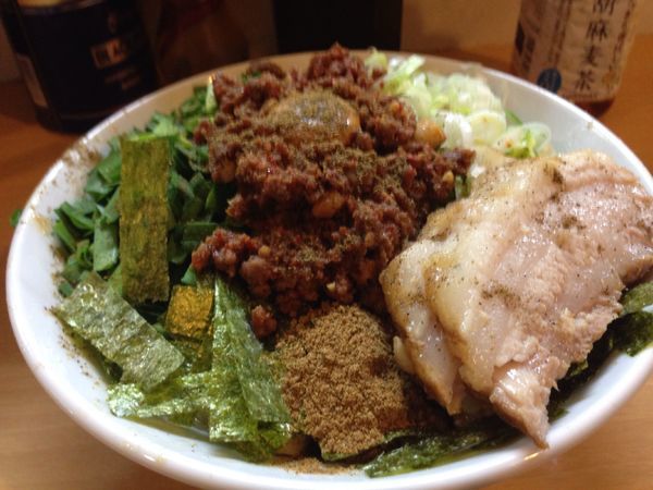 「「限定」台湾混ぜそば 豚増し」@豚星。の写真