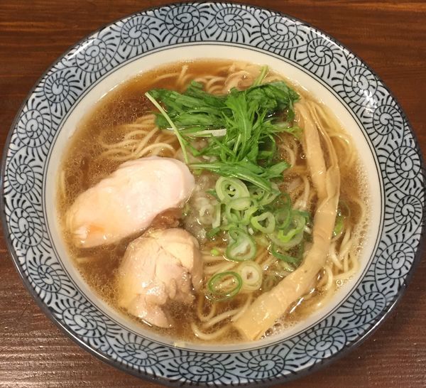 「あご出汁らーめん750円」@麺匠 黒庸介の写真