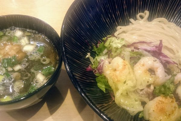 「海老みそ煮干しのつけそば（限定）」@饗 くろ㐂の写真