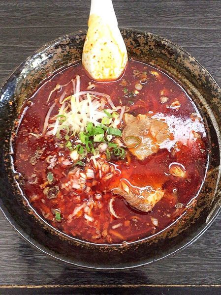 「じごくラーメン（ラーメン・とんこつ）」@めん工房 めん吉の写真