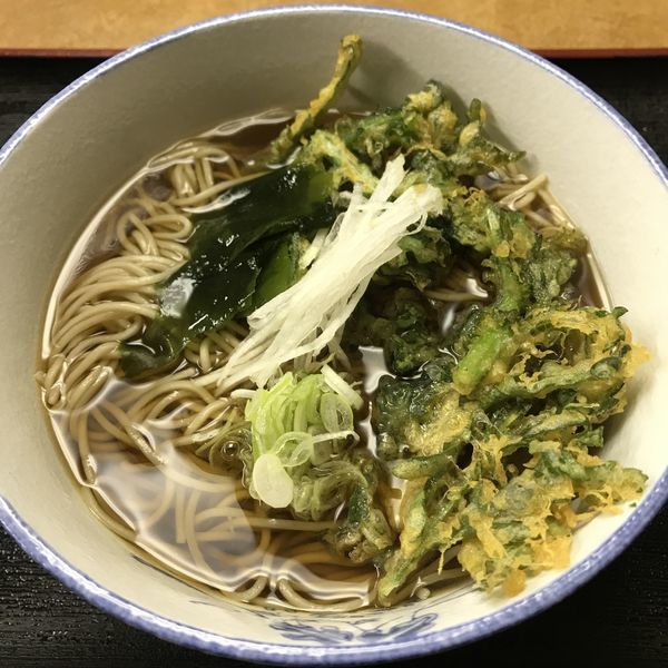 「春菊天（￥380）」@峠そばの写真