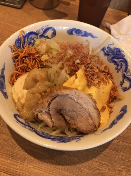 「まぜそば 680円」@ジャンクガレッジ 狭山店の写真