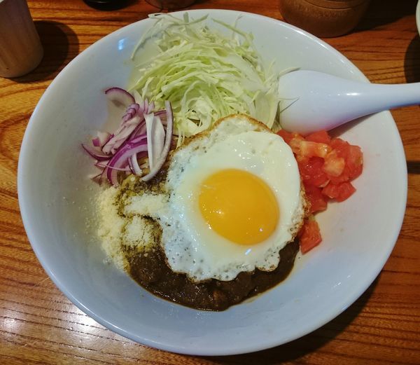 「キーマカレーまぜそば(9月限定)  880円」@神田らぁめん 悠 HARUKAの写真