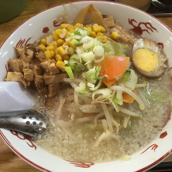 「野菜ラーメン 塩」@焼き豚ラーメン 東煌の写真