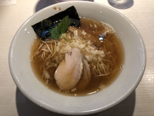 「あっさり煮干し中華そば」@煮干し中華そば 一燈の写真