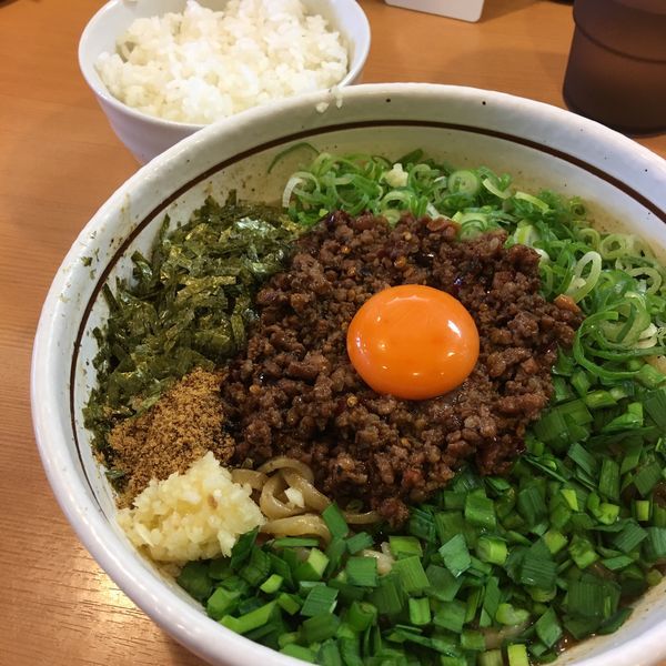 「まぜそば」@台湾まぜそば はなび 緑店の写真